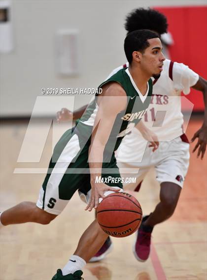 Thumbnail 3 in Sickles vs Santa Fe Catholic (Sun Bash Tournament) photogallery.