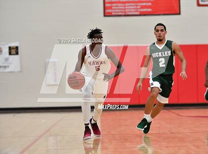 Thumbnail 1 in Sickles vs Santa Fe Catholic (Sun Bash Tournament) photogallery.