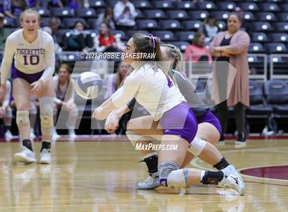 Thumbnail 3 in Beckville vs. Thrall (UIL Volleyball 2A Finals) photogallery.