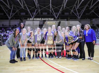 Thumbnail 2 in Beckville vs. Thrall (UIL Volleyball 2A Finals) photogallery.