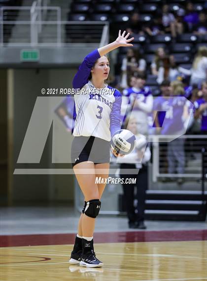 Thumbnail 1 in Beckville vs. Thrall (UIL Volleyball 2A Finals) photogallery.