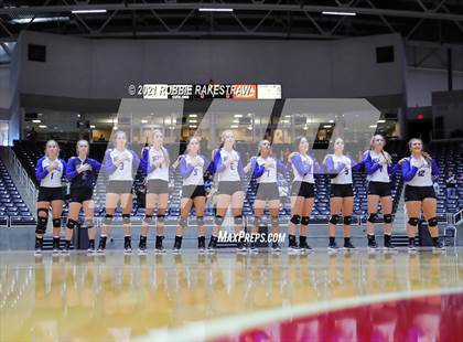 Thumbnail 1 in Beckville vs. Thrall (UIL Volleyball 2A Finals) photogallery.