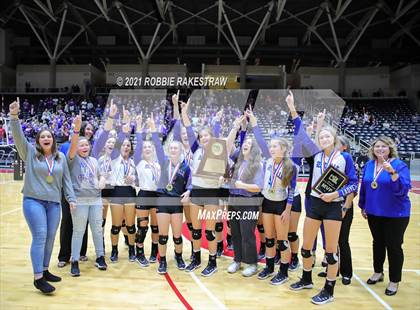 Thumbnail 2 in Beckville vs. Thrall (UIL Volleyball 2A Finals) photogallery.