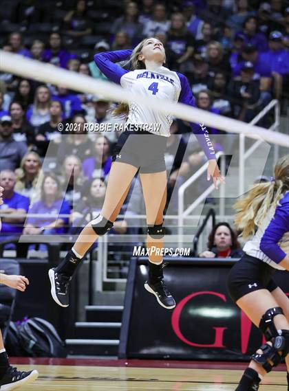 Thumbnail 2 in Beckville vs. Thrall (UIL Volleyball 2A Finals) photogallery.