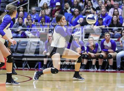 Thumbnail 3 in Beckville vs. Thrall (UIL Volleyball 2A Finals) photogallery.