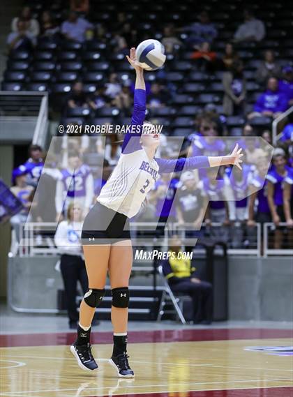 Thumbnail 2 in Beckville vs. Thrall (UIL Volleyball 2A Finals) photogallery.