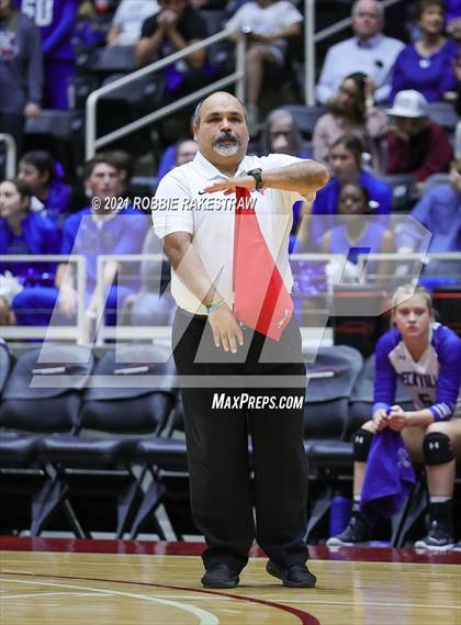 Thumbnail 2 in Beckville vs. Thrall (UIL Volleyball 2A Finals) photogallery.