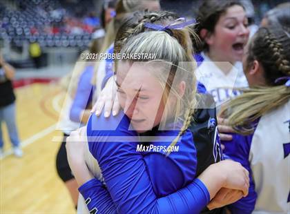 Thumbnail 3 in Beckville vs. Thrall (UIL Volleyball 2A Finals) photogallery.