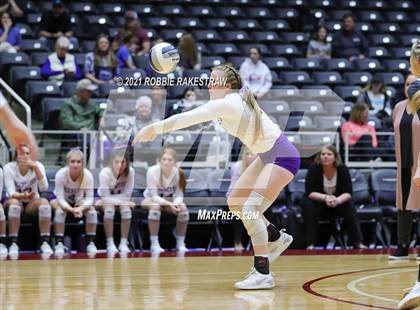 Thumbnail 1 in Beckville vs. Thrall (UIL Volleyball 2A Finals) photogallery.