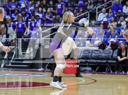 Thumbnail 2 in Beckville vs. Thrall (UIL Volleyball 2A Finals) photogallery.