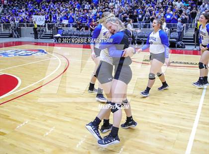 Thumbnail 1 in Beckville vs. Thrall (UIL Volleyball 2A Finals) photogallery.