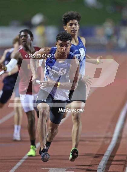 Thumbnail 1 in CIF State Track and Field Championship (Boys 4x400 Relay) photogallery.