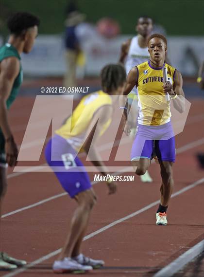 Thumbnail 3 in CIF State Track and Field Championship (Boys 4x400 Relay) photogallery.