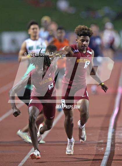 Thumbnail 3 in CIF State Track and Field Championship (Boys 4x400 Relay) photogallery.