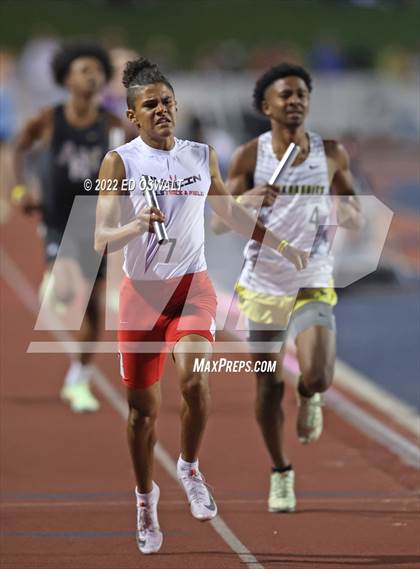 Thumbnail 3 in CIF State Track and Field Championship (Boys 4x400 Relay) photogallery.