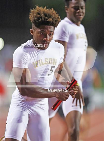 Thumbnail 1 in CIF State Track and Field Championship (Boys 4x400 Relay) photogallery.