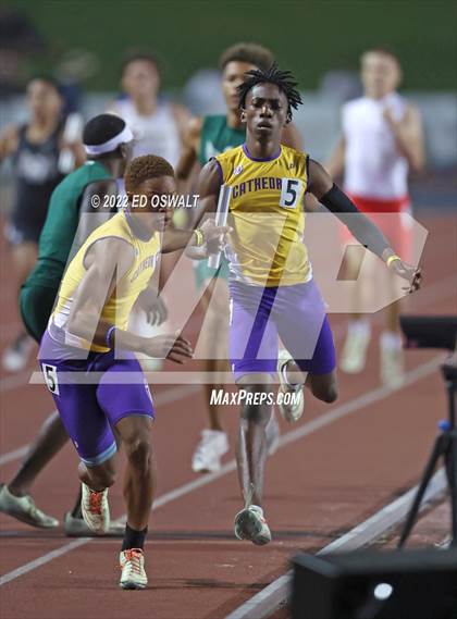 Thumbnail 3 in CIF State Track and Field Championship (Boys 4x400 Relay) photogallery.
