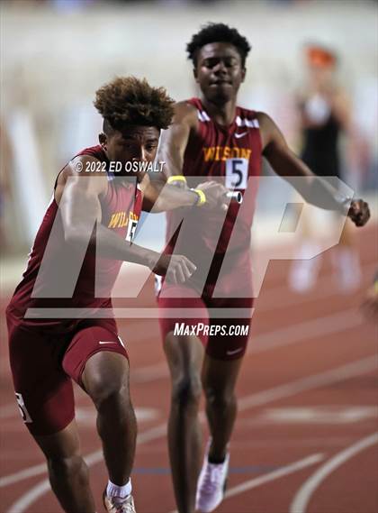 Thumbnail 2 in CIF State Track and Field Championship (Boys 4x400 Relay) photogallery.