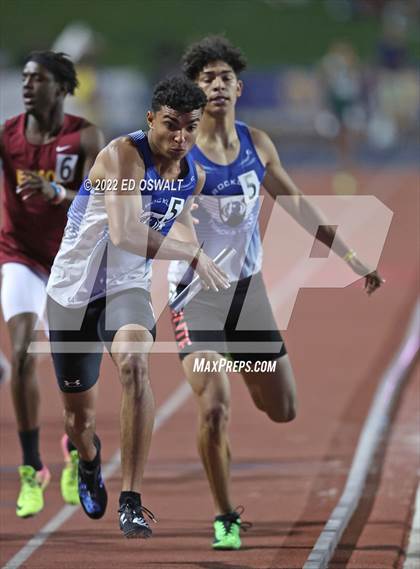 Thumbnail 2 in CIF State Track and Field Championship (Boys 4x400 Relay) photogallery.