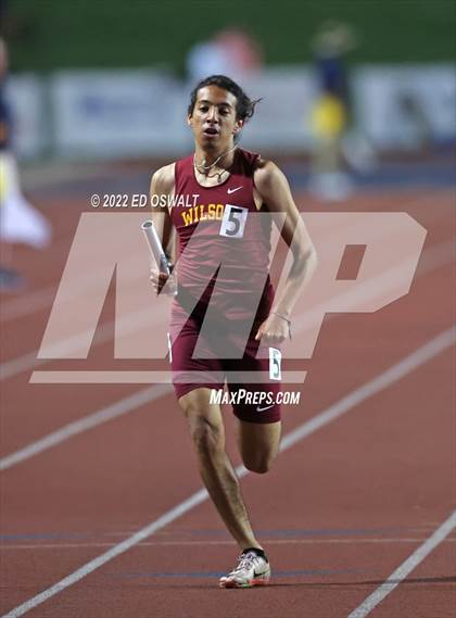 Thumbnail 2 in CIF State Track and Field Championship (Boys 4x400 Relay) photogallery.