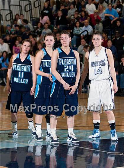 Thumbnail 3 in Dougherty Valley vs. Pleasant Valley (CIF State D2 NorCal Semifinal) photogallery.