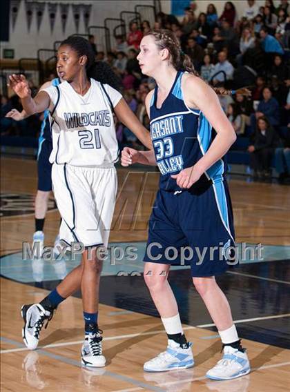 Thumbnail 2 in Dougherty Valley vs. Pleasant Valley (CIF State D2 NorCal Semifinal) photogallery.