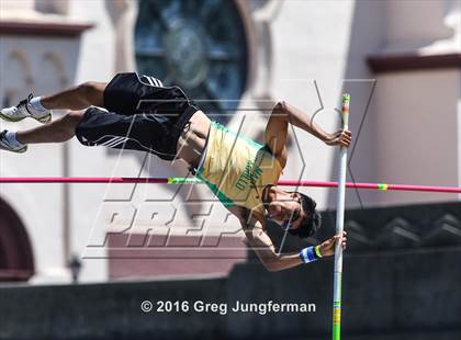 Thumbnail 2 in CIF NCS Masters Boys Pole Vault (MOC at UCB) photogallery.
