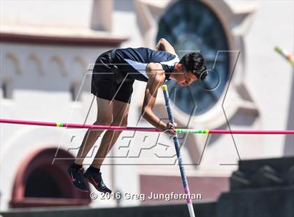 Thumbnail 1 in CIF NCS Masters Boys Pole Vault (MOC at UCB) photogallery.