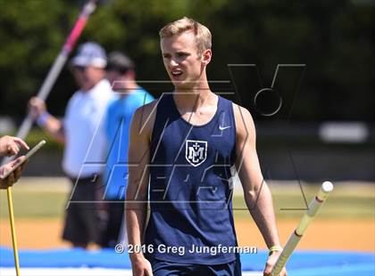 Thumbnail 1 in CIF NCS Masters Boys Pole Vault (MOC at UCB) photogallery.