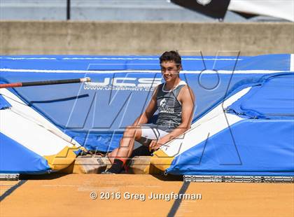 Thumbnail 1 in CIF NCS Masters Boys Pole Vault (MOC at UCB) photogallery.