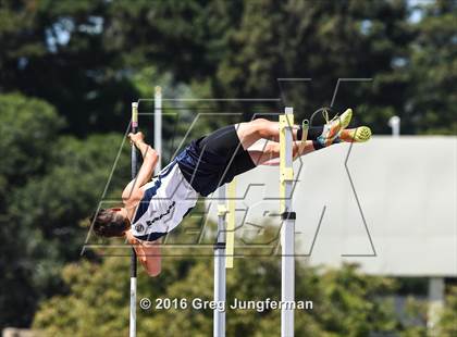 Thumbnail 2 in CIF NCS Masters Boys Pole Vault (MOC at UCB) photogallery.