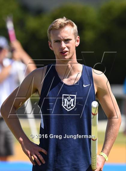 Thumbnail 2 in CIF NCS Masters Boys Pole Vault (MOC at UCB) photogallery.