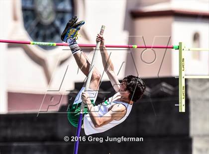 Thumbnail 2 in CIF NCS Masters Boys Pole Vault (MOC at UCB) photogallery.