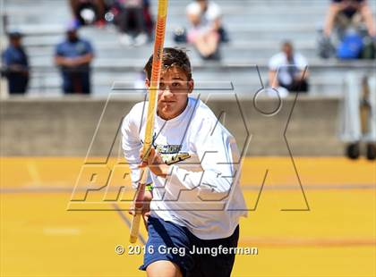 Thumbnail 3 in CIF NCS Masters Boys Pole Vault (MOC at UCB) photogallery.