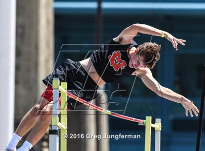 Thumbnail 3 in CIF NCS Masters Boys Pole Vault (MOC at UCB) photogallery.