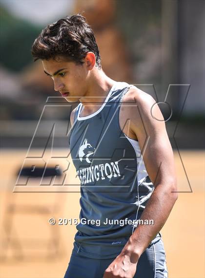 Thumbnail 1 in CIF NCS Masters Boys Pole Vault (MOC at UCB) photogallery.