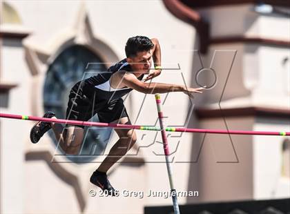 Thumbnail 3 in CIF NCS Masters Boys Pole Vault (MOC at UCB) photogallery.
