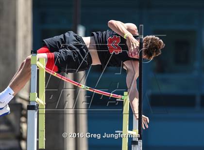 Thumbnail 2 in CIF NCS Masters Boys Pole Vault (MOC at UCB) photogallery.