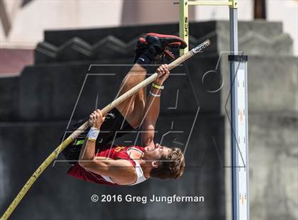 Thumbnail 3 in CIF NCS Masters Boys Pole Vault (MOC at UCB) photogallery.