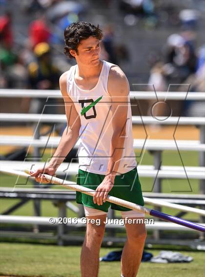 Thumbnail 3 in CIF NCS Masters Boys Pole Vault (MOC at UCB) photogallery.