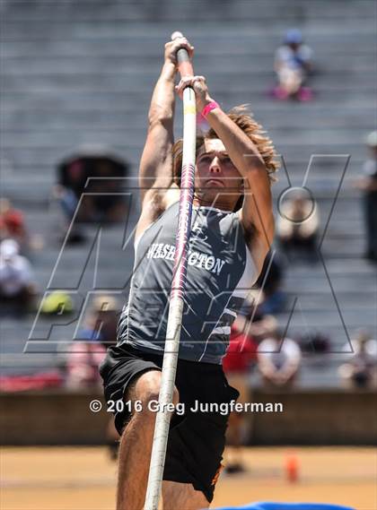 Thumbnail 3 in CIF NCS Masters Boys Pole Vault (MOC at UCB) photogallery.