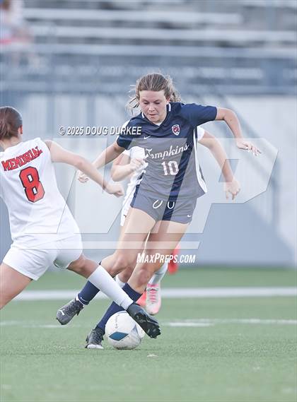 Thumbnail 2 in Memorial @ Tompkins (UIL 6A Soccer Area Playoff) photogallery.