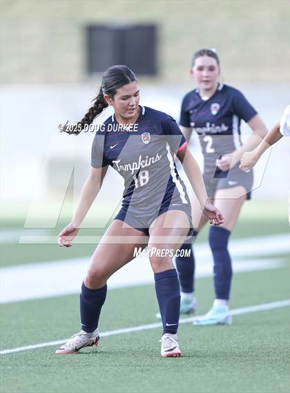 Thumbnail 2 in Memorial @ Tompkins (UIL 6A Soccer Area Playoff) photogallery.