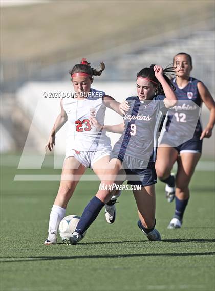 Thumbnail 3 in Memorial @ Tompkins (UIL 6A Soccer Area Playoff) photogallery.