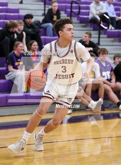 Thumbnail 3 in Indianapolis Shortridge vs. Brebeuf Jesuit Preparatory (IHSAA 3A Sectional 27 First Round) photogallery.