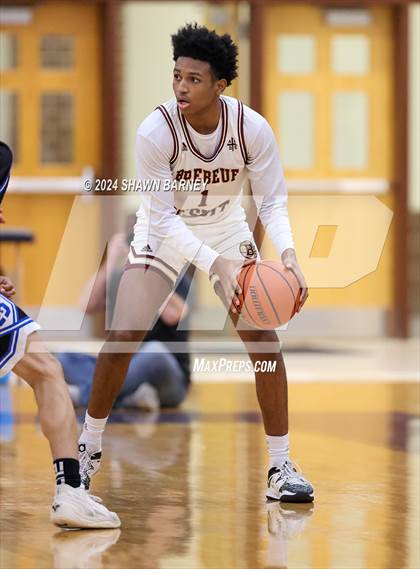 Thumbnail 2 in Indianapolis Shortridge vs. Brebeuf Jesuit Preparatory (IHSAA 3A Sectional 27 First Round) photogallery.