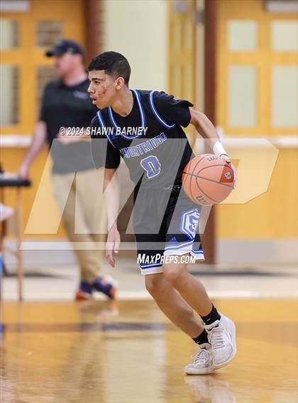 Thumbnail 3 in Indianapolis Shortridge vs. Brebeuf Jesuit Preparatory (IHSAA 3A Sectional 27 First Round) photogallery.