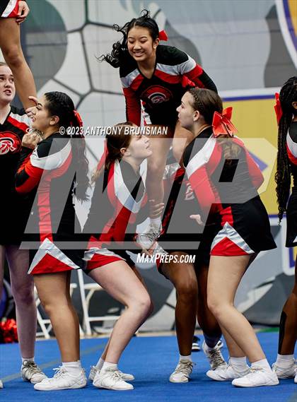 Thumbnail 2 in Lincoln - CIF Northern Regional Cheer Championships photogallery.