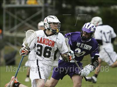 Thumbnail 2 in Mount St. Joseph vs. Landon photogallery.