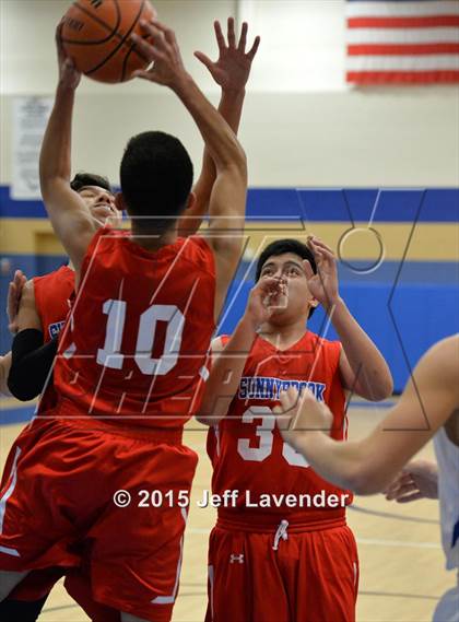 Thumbnail 2 in Sunnybrook Christian vs. St. Joseph photogallery.